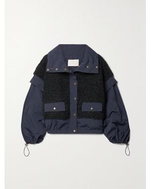 Ulla Johnson Aidan Shell And Fleece Jacket - Blue