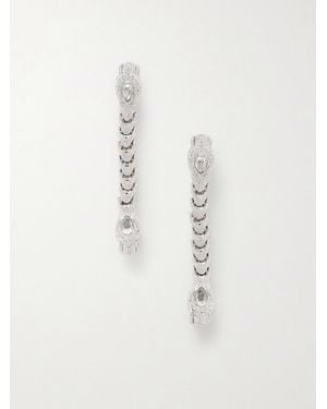 Gucci Dionysus-Tone And Crystal Earrings - Natur