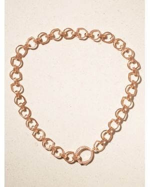 Repossi Antifer 18-Karat Rose Diamond Necklace - Natural