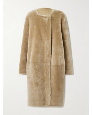 TOTEME Mantel Aus Shearling - Natur