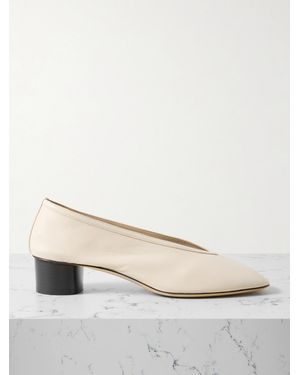 Le Monde Beryl Luna Leather Pumps - Natural