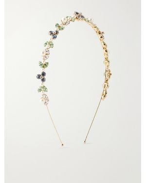 Jennifer Behr Vivienne Headband - White