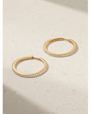 Ole Lynggaard Copenhagen Love Band Creol 18-Karat Diamond Hoop Earrings - Natural