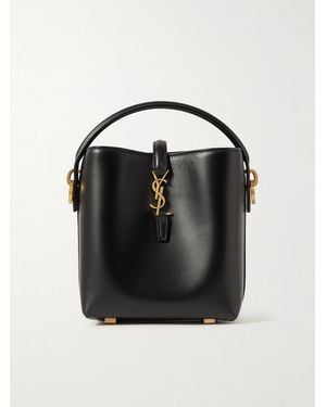 Saint Laurent Mini Le 37 Bucket Bag - Black