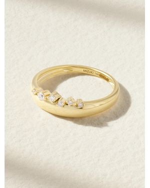 Mizuki Ring Aus 14 Karat Mit Diamanten - Natur
