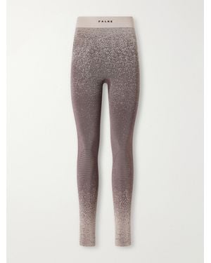 FALKE Stretch-Jersey Ski Leggings - Grey