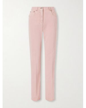 Valentino Garavani Halbhohe Jeans Mit Geradem Bein - Pink
