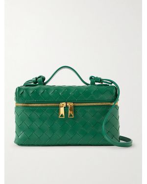 Bottega Veneta Bang Bang Vanity Tote Aus Intrecciato-Leder - Grün