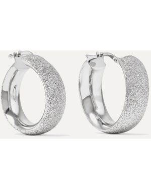 Carolina Bucci Florentine 18-Karat Hoop Earrings - Natural