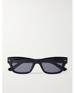 THISTLES The Jack Square-Frame Acetate Sunglasses - Black
