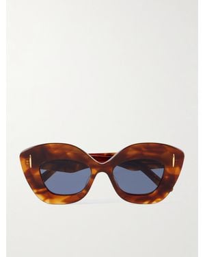 Loewe Oversized Cat-Eye Acetate Sunglasses - Multicolour