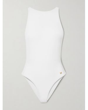 Kiki de Montparnasse Athletic Badeanzug - Weiß