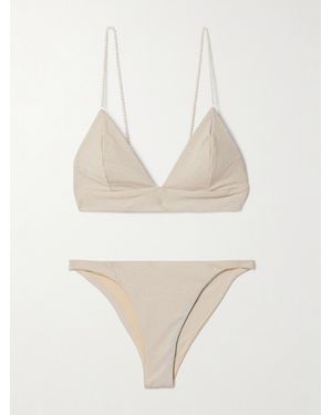SARA CRISTINA Triangel-Bikini - Natur