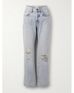 Kallmeyer Gabby High-Rise Straight-Leg Jeans - Grey
