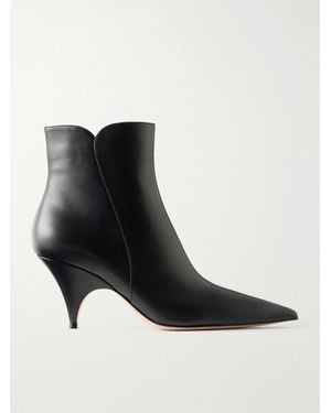 Gianvito Rossi Leather 70 Ankle Boots - Black