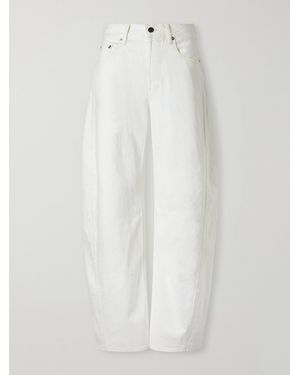 Kallmeyer Callum High-Rise Wide-Leg Jeans - White