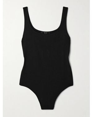 The Park Lisa Pyratex Power 3 Thong Bodysuit - Schwarz