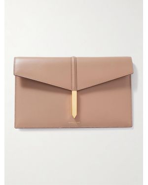DeMellier London Tokyo Leather Clutch - Natural