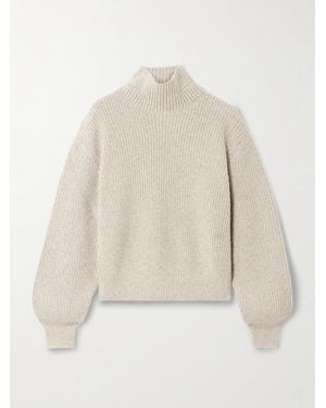 Loro Piana Cashmere Turtleneck Jumper - Natural