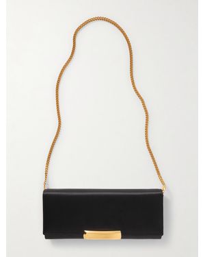 Tom Ford Satin Clutch - White