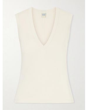 Flore Flore Dewi Organic Cotton-Jersey Tank - Natural