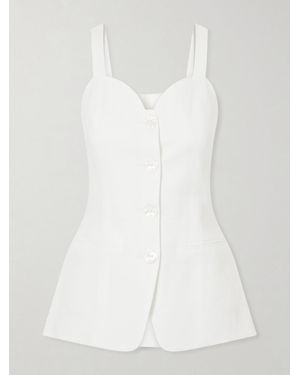 Violante Nessi Henriette Linen Top - White