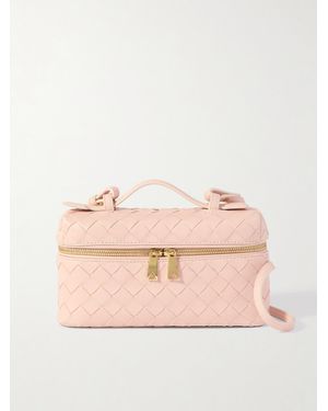 Bottega Veneta Bang Bang Intrecciato Leather Tote - Pink
