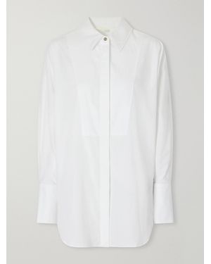 RÙADH The Dover Tux Organic Cotton-Poplin Shirt - White