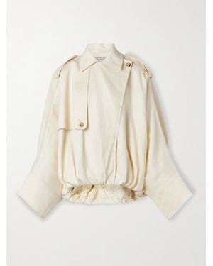 Gabriela Hearst Hunt Oversized Linen Jacket - Natural