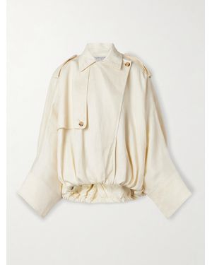 Gabriela Hearst Hunt Oversized-Jacke Aus Leinen - Natur