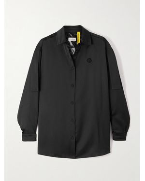 Moncler Genius Edward Enninful Satin Shirt - Black