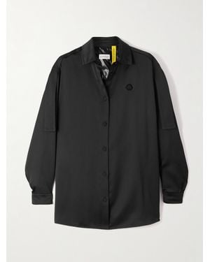 Moncler Genius Edward Enninful Satin Shirt - Black