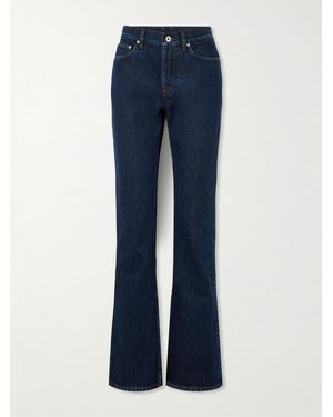 Burberry High-Rise Flared Jeans - Blue