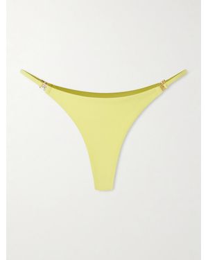 Kiki de Montparnasse Coeur Bikini Briefs - Yellow