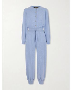 Loro Piana Cashmere Jumpsuit - Blue