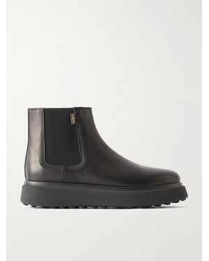 Tod's Gomma 30 Leather Ankle Boots - Black