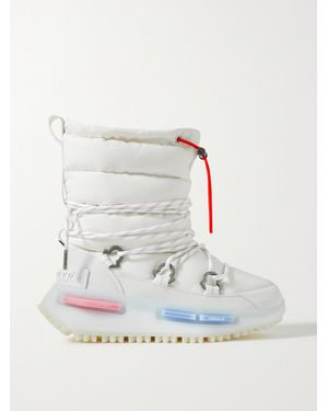 Moncler Genius Adidas Originals Rubber-Trimmed Gore-Tex Snow Boots - Blue