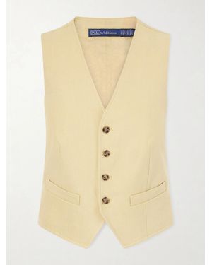 Polo Ralph Lauren Hemp And Cotton-Voile Vest - Natural