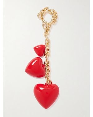 Roxanne Assoulin The Happy-Tone And Enamel Bag Charm - Red