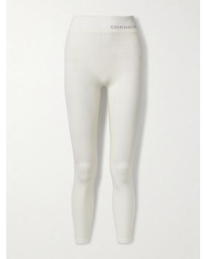 CORDOVA Sol Ribbed-Knit Leggings - White