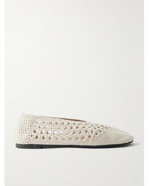 Stella McCartney Ryder Day Ballerinas Aus Häkelmaterial - Weiß