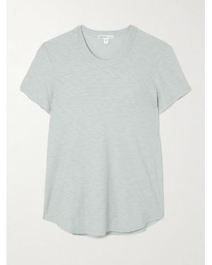 James Perse Slub Cotton-Jersey T-Shirt - White