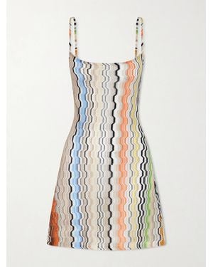 Designer M Missoni Metallic Striped Crochet Knit Maxi Dresses for Women -  Up to 48% off | Lyst