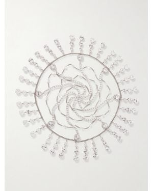 Rabanne Tone And Crystal Chainmail Headpiece - Natural