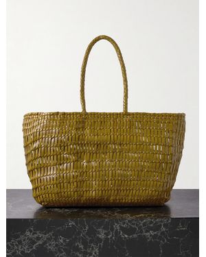 Dragon Diffusion Terrafino Woven Leather Tote - Natural