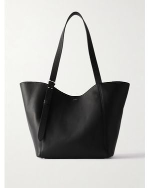 Max Mara Tote Aus Strukturiertem Leder - Schwarz