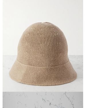 The Row Falken Cotton And Wool-Blend Bucket Hat - Natural