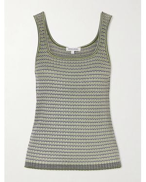 Veronica Beard Sandra Knitted Tank - Grey