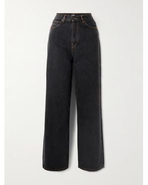 Wardrobe NYC Low-Rise Boyfriend Jeans - Black