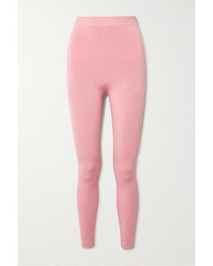 AZ FACTORY Mybody Panelled Stretch-Knit Leggings - Pink